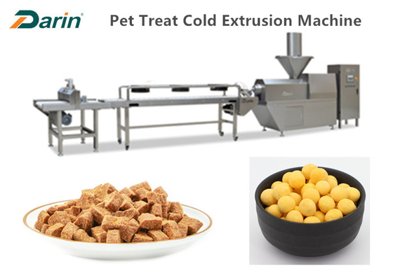 Dây chuyền sản xuất thức ăn cho thú cưng Jerky bằng thép không gỉ 300-500kg / giờ