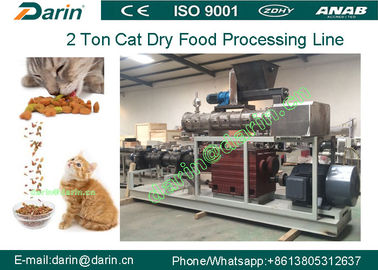 2 Ton Big Capcity Pet Food Thiết bị ép đùn, máy ép đùn thức ăn Cat / Fish