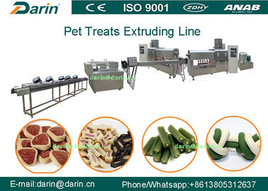 Chewing Puppy Dog Thực phẩm Extruder Machine cho tinh bột ngô, bột thịt