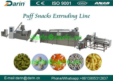 Corn Puff Extruder Máy / dây chuyền sản xuất, máy sấy lúa mì