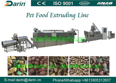 Chó / chim / cá vật nuôi Pet Food Extruder Dây chuyền sản xuất 800-1000kg / h 200kw