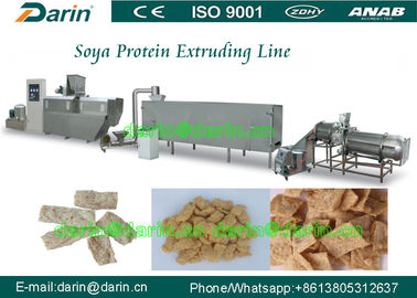 Khăn ăn / Khô ăn Xúc xích Thực phẩm Protein snack food Extruder Production Line