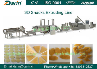 Chip trán, chip khoai tây chiên Snack Extruder Machine, máy 3D Snack Pellet