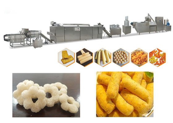 Thép không gỉ Puff Snack Máy đùn thực phẩm Corn Puff Đồ ăn nhẹ