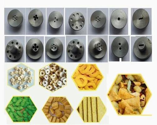 Phiên bản Tiếng Anh SUS304 Snack Extruder Machine Continuou Automatic
