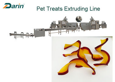 Twin Color Twisted Shape Pet Food Machine Nhai Gum Dog Snacks Dây chuyền sản xuất