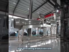 Máy đùn thức ăn chăn nuôi dạng viên 500-600kg/H cho cá SUS201 SUS304 Bố cục AutoCAD