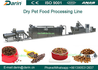 Twin-screw Thực phẩm cho thú cưng Extruder máy / thiết bị đùn thực phẩm