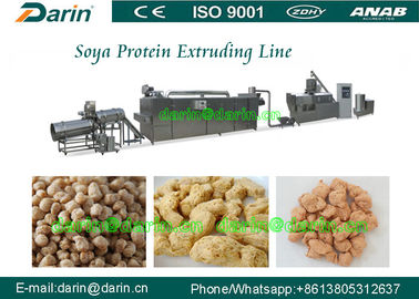 Công nghiệp Soya Nuggets Extruder Stainless Steel Hiệu suất cao