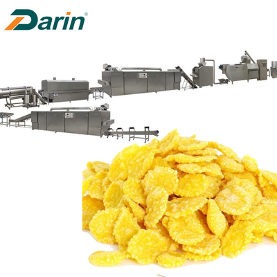Dây chuyền chế biến bột ngô 300KG / H Dây chuyền sản xuất ngũ cốc ăn sáng