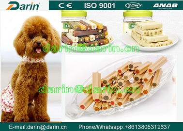 Chewing con vật cưng thực phẩm máy móc thiết bị, Twist Semi Moist Dog Thực phẩm Extruder Đối với Treat Pet