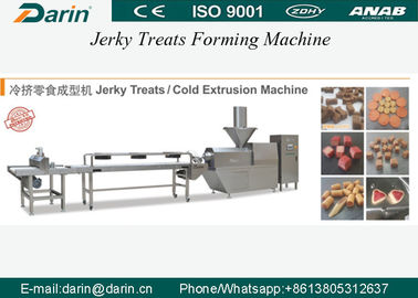 Thức ăn gia súc lộn xộn Jerky Snack Đối xử với máy có công suất 200-300kg / giờ