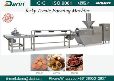 Thức ăn gia súc lộn xộn Jerky Snack Đối xử với máy có công suất 200-300kg / giờ