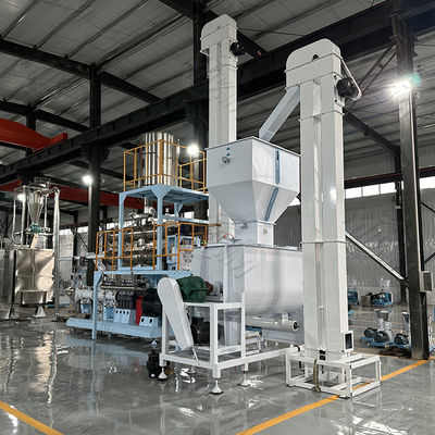 Máy ép vít đôi cho dây chuyền sản xuất đồ ăn nhẹ cá chó thú cưng