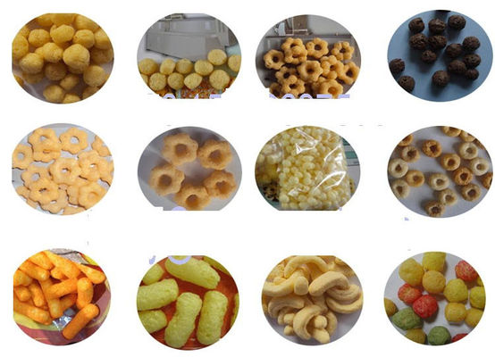 Máy ép đùn thực phẩm SS304 Corn Puff Snack Machine