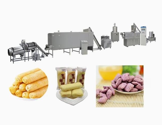 Dây chuyền chế biến máy đùn bánh phồng ngô Leisure Snack 150kg / h