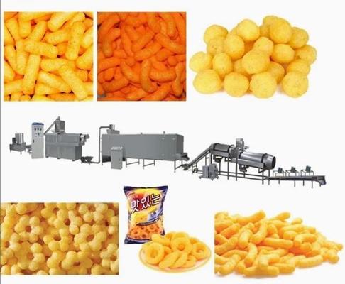 Dây chuyền chế biến máy đùn bánh phồng ngô Leisure Snack 150kg / h