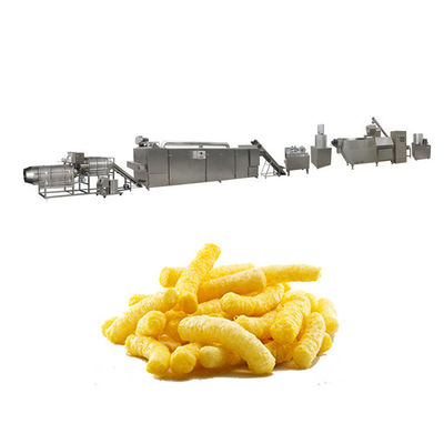 Siemens PLC Chocos Cereals Corn Puff Snack Machine với màn hình cảm ứng