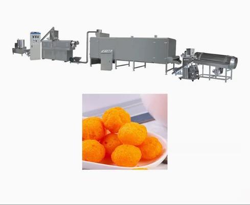 Dây chuyền máy đùn đôi bánh ngô Puffed Snacks