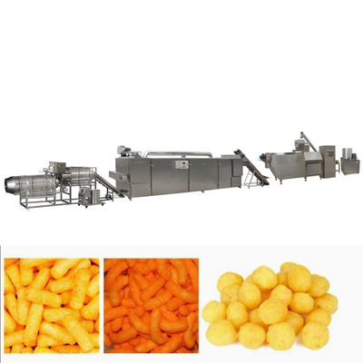 Dây chuyền máy đùn đôi bánh ngô Puffed Snacks
