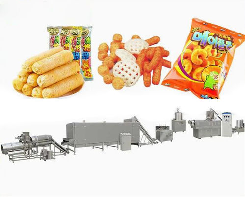 Công suất lớn Puff Puff Máy, Snack Máy làm gạo SS304