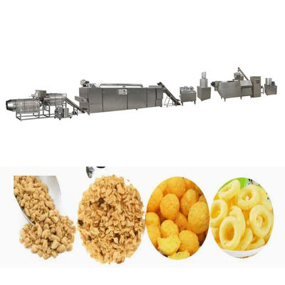 SS304 Cheese / Corn Puff Snack Extruder Dây chuyền sản xuất thực phẩm / Máy móc