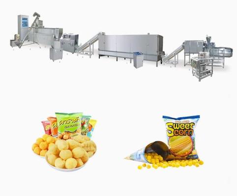 Phô mai Puff Snack Machine Máy đùn thực phẩm Snack bắp