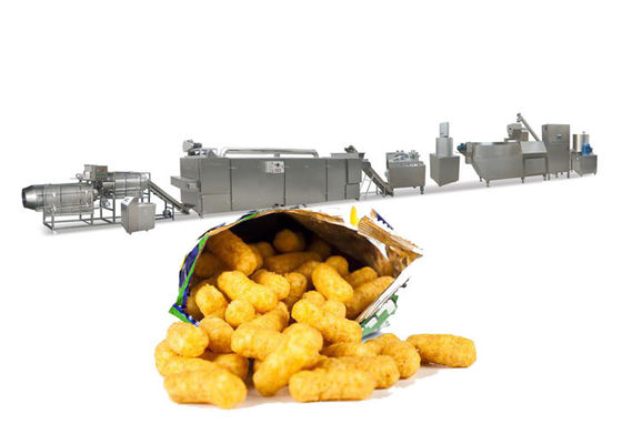 Phiên bản tiếng Anh CE Máy mở rộng Corn Puff Snack 12 tháng Bảo hành