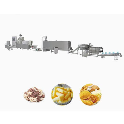 Corn Puff Snack Making Machine Giải trí Snack chế biến 12 tháng