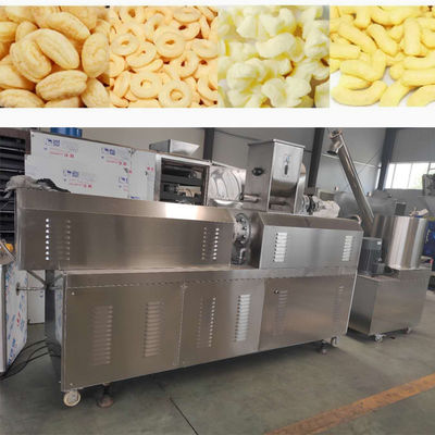 Chứng nhận CE Ngô Pho mát Ball Puff Snack Maker Máy đôi trục vít extruder