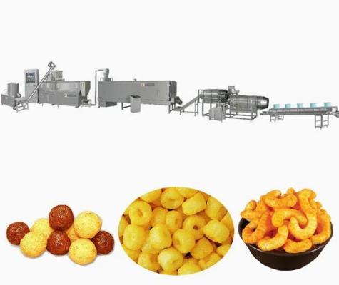 Tốc độ cao Puff Snack Máy làm bột gạo Chất liệu SS304