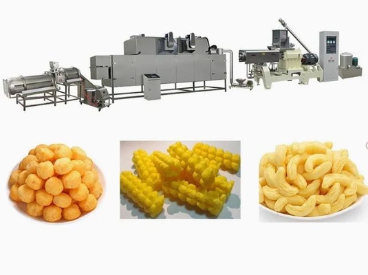 Tự động hoàn toàn Corn Puff Corn Extruder Máy / khoai tây chiên chip máy sản xuất