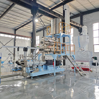 Dây chuyền chế biến hương liệu sấy khô đùn 90kw cho dinh dưỡng chó