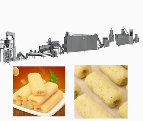 Twin Screw Bột mì Corn Puff Thực phẩm Snack Extruder Machine
