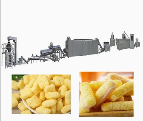 Twin Screw Bột mì Corn Puff Thực phẩm Snack Extruder Machine