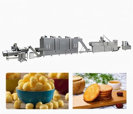 Công suất lớn Ngô Ăn vặt Máy Phun Trộn Puff Dòng Sản Xuất Thực Phẩm