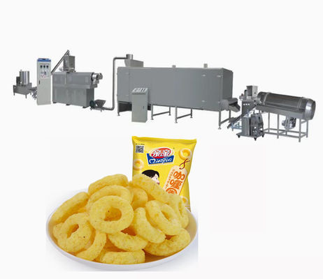 Giấy chứng nhận CE Chips And Snacks Máy ép bột ngô SS304 380v 50hz 400-500kg/h