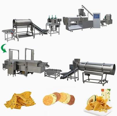 120kg / giờ Ngô chế biến bánh snack làm cho máy / ngực ngô snack dây chuyền sản xuất