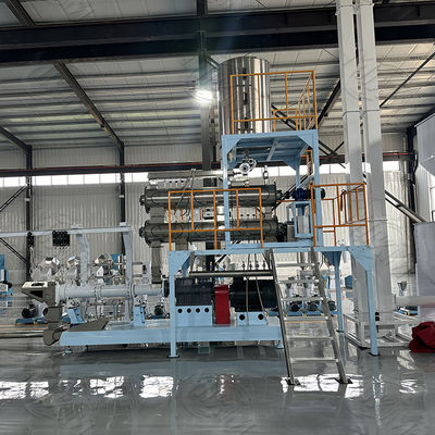Dây chuyền sản xuất thức ăn gia súc Thú Cưng, Máy đùn trục vít đôi