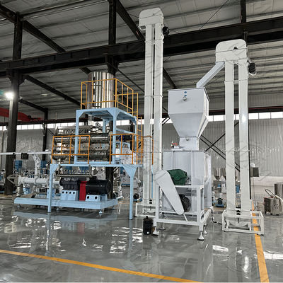 Máy ép phun thức ăn gia súc Twin Screw Máy ​​xay thức ăn gia súc có giấy chứng nhận CE