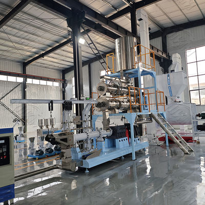 Máy ép phun thức ăn gia súc Twin Screw Máy ​​xay thức ăn gia súc có giấy chứng nhận CE