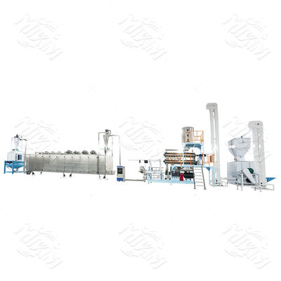 Thức ăn cho động vật nuôi tự động liên tục Máy đùn Extruder nổi cá với máy vặn đôi
