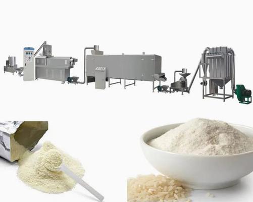 150kg / hr Chế độ Bột gạo Dinh dưỡng Thực phẩm Máy ép đùn Máy Chế Biến
