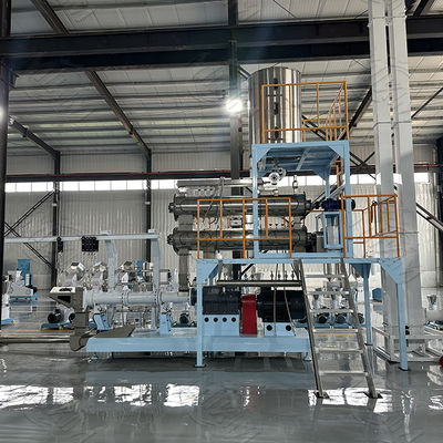 Automatic Cat Dry Feed Twin Screw Extruder Machinery Line Manufacturing Plant Chinese Kibble Pet Dog and Cat Food Making Machine