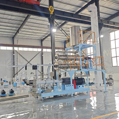 Double Screw Extruder thực phẩm cho thú nuôi, độc đáo khô Pet Food Line sản xuất