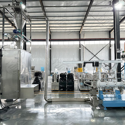 Máy ép thức ăn thú cưng hai vít Đường dây sản xuất thực phẩm thú cưng khô độc đáo 2t/h