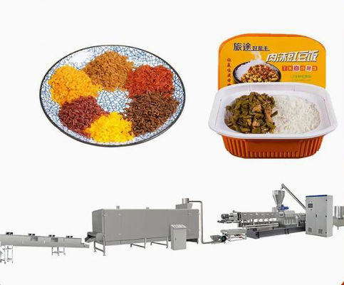 Máy ép đùn thực phẩm Snack / Dây chuyền đúc nhân tạo với CE