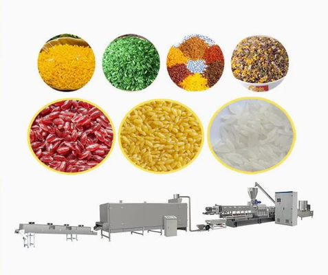 Máy ép đùn thực phẩm Snack / Dây chuyền đúc nhân tạo với CE