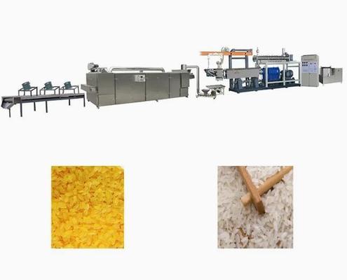 Máy ép đùn thực phẩm / Dây chuyền sản xuất lúa gạo nhân tạo hoàn chỉnh tự nhiên