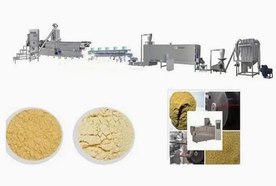 Năng suất cao tự động vật liệu thép không gỉ với hình dạng khác nhau của đùn thực phẩm đôi vít đùn dòng